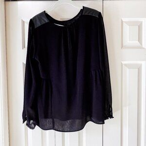 Zara Black Blouse size XL